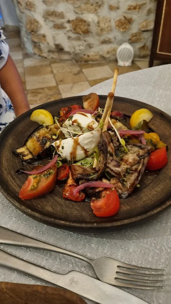 Légumes Grillés Tomates Et Buffalla